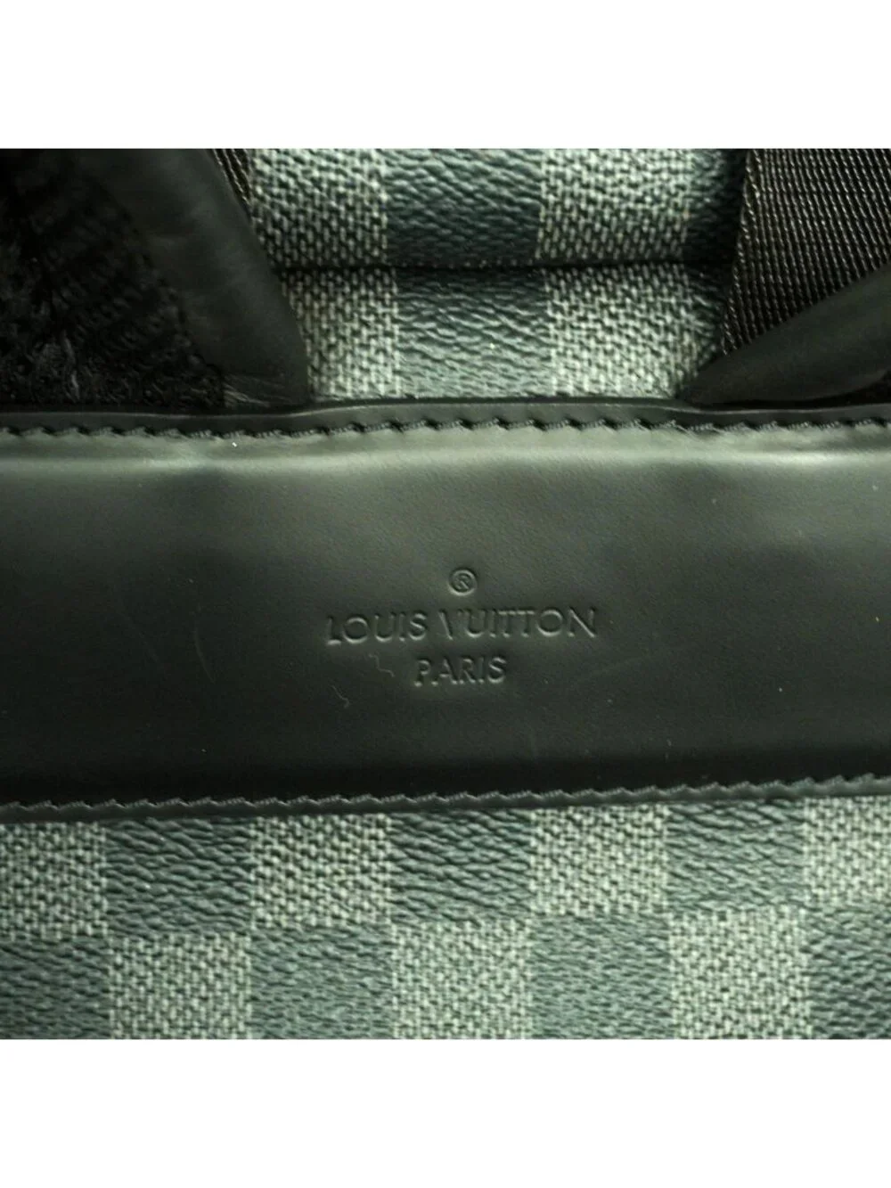 Louis Vuitton Backpack Damier Graphite Zack Black Gray